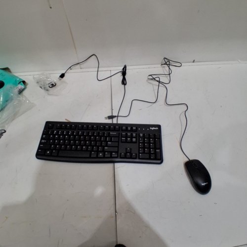 2PC LOGITECH MK120 WIRED DESKTOP KEYBOARD AND MOUSE COMBO - BLACK (MODEL : MK210 CORDED) image 4