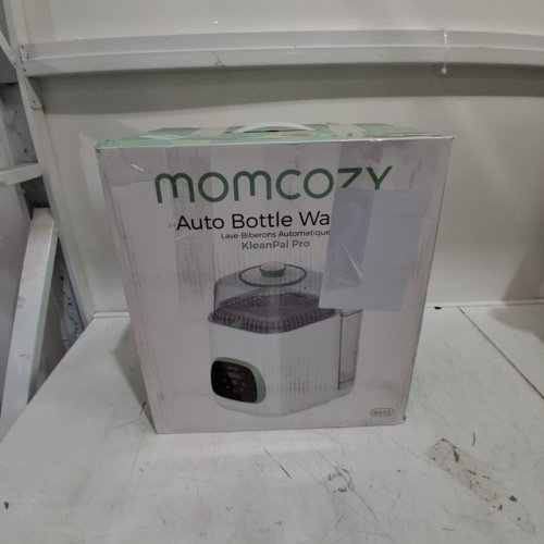 MOMCOZY KLEANPAL PRO BABY BOTTLE WASHER - STERILIZER & DRYER COMBO FOR ALL BOTTLES - HOLDS UP TO 4 BOTTLES - 9 CLEANING MODES - GREEN/WHITE (MODEL:BS03) image 11