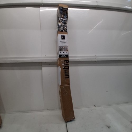 UMBRA TWILIGHT DOUBLE WRAP AROUND BLACKOUT CURTAIN ROD - 66" - 144" - BLACK image 4
