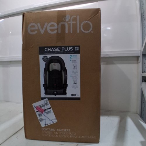 EVENFLO CHASE PLUS 2-IN-1 BOOSTER CAR SEAT FOR KIDS, 5-POINT HARNESS CONVERTS TO HIGH BACK BOOSTER - HURON/BLACK/GREY (MODEL: 30712344C) image 8