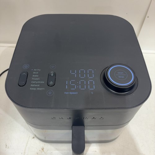 CHEFMAN CRISPINATOR HIGH POWERED AIR FRYER - 8QT - BLACK (MODEL: C38-8WD7-1M-1CAP) image 2