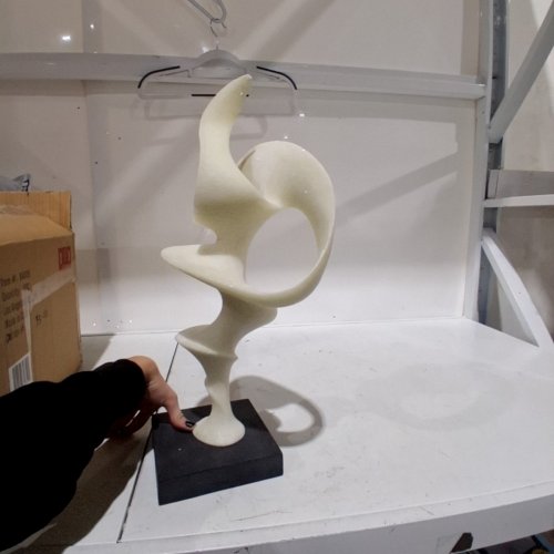 ABSTRACT FIGURE SCULPTURE - IVORY (ITEM: 84619) image 2