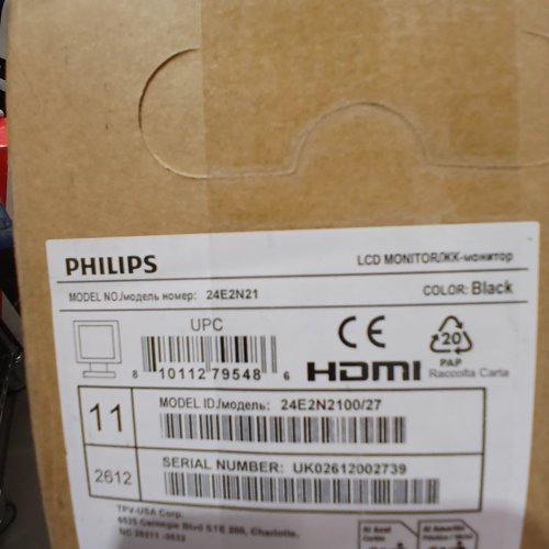PHILIPS GAMING MONITOR - 24", FULL HD (1080P), 120HZ - BLACK (MODEL: 24E2N21) image 3