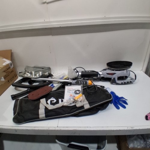PTS DRYWALL SANDER WITH VACUUM BAG AND ACCESSORIES - 225MM/ 110V-60HZ / 1000-2100R/MIN - GREY/BLACK image 3