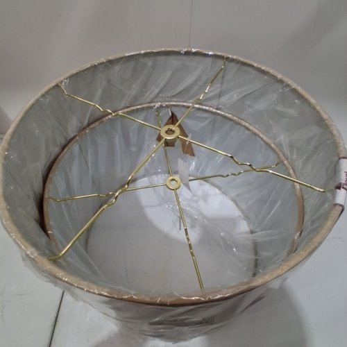 2PK ROYAL DESIGNS SHALLOW DRUM HARDBACK LAMP SHADES - BEIGE (HB-610-18LNBG) image 3