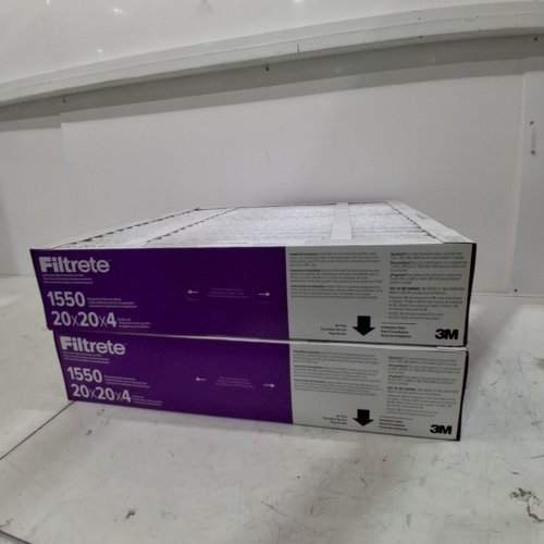 2PK FILTRETE 20 X 20X4 MICRO ALLERGEN AC & FURNACE FILTER - PURPLE image 2