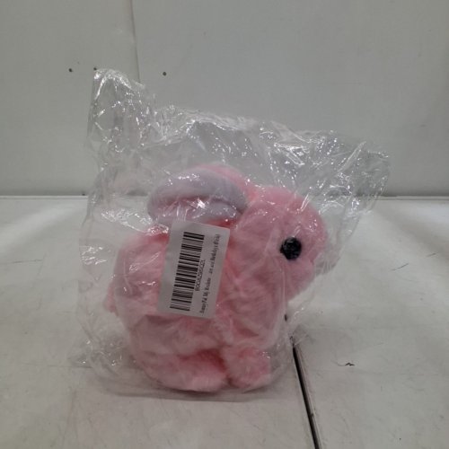 BUNNY PALS MY REALISTIC INTERACTIVE SMALL RABBIT PLUSH FOR KIDS - 6" - PINK image 2