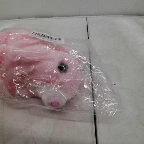 BUNNY PALS MY REALISTIC INTERACTIVE SMALL RABBIT PLUSH FOR KIDS - 6" - PINK image 3