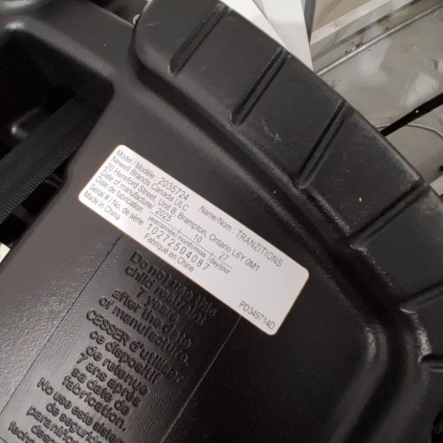 GRACO C20 TRANZITIONS 3-IN-1 HARNESS BOOSTER CAR SEAT - 100LBS CAP - BLACK (MODEL: 2035724) image 2