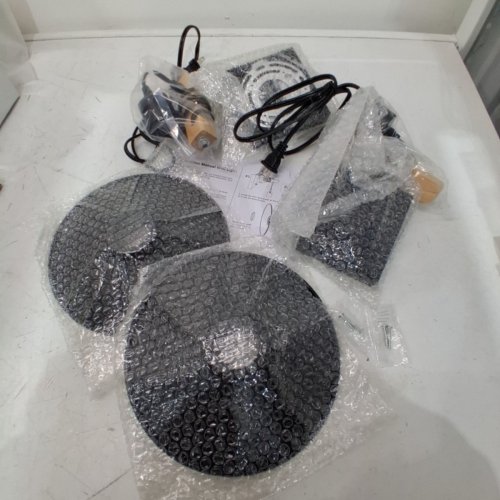 2PK AKAARI WALL SCONCES PLUG IN DIMMABLE LIGHTS - BLACK image 2