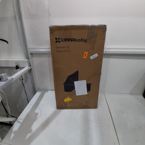 UPPABABY BASSINET V3 - COMPATIBLE WITH VISTA, CRUZ, RIDGE STROLLERS - 20LBS MAX - GWEN GREEN MÉLANGE/BLACK FRAME - (MODEL: 0903-BAS-NA-GWN) image 4