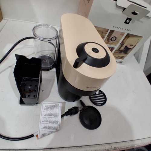 DE'LONGHI NESPRESSO VERTUO POP+ COFFEE AND ESPRESSO MAKER WITH SAMPLES - BEIGE - (MODEL: ENV92EB) image 3