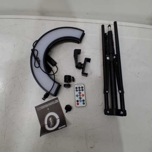 BOWER FOLDABLE CONTENT CREATION RING LIGHT - 12" (12 COLOURS) 7 LIGHTING MODES (MODEL: WSC-RGBI2SLIM) image 3