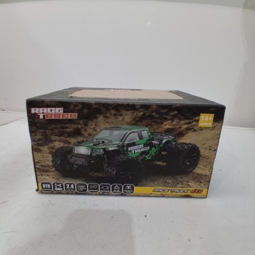 HAIBOXING 1:18 REMOTE CONTROL CAR 4X4 "RACE TRUCK" - 36KM/H TOP SPEED - BLACK/GREEN - (MODEL: 18859) image 2