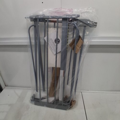 REGALO EASY STEP EXTRA WIDE METAL SAFETY GATE - 29"-49" 30" - PLATINUM GREY (MODEL: 1164EPDS) image 2