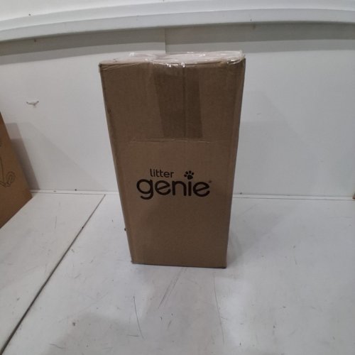 LITTER GENIE PAIL STYLE CAT LITTER WASTE DISPOSAL SYSTEM - WHITE/GREY (MODEL: 00666594210890) image 4