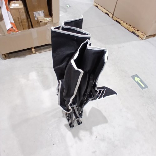 OVERMONT EXTRA WIDE PORTABLE CAMPING COT - 28" X 75" X 14" - BLACK image 5