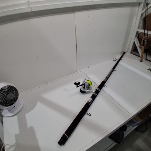 OFFSHORE ANGLER SEA LION ROD AND REEL SPINNING COMBO - LEFT / RIGHT - 4.6:1 GEAR RATIO - 10FT LENGTH - BLACK & WHITE (MODEL:SLS8102540-2) image 2