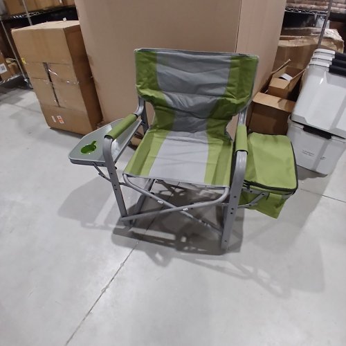 COLEMAN DIRECTORS XL CAMP CHAIR WITH SIDE TABLE AND COOLER - 21" X 21" - 350LBS CAP - GREEN (MODEL: 2000023890) image 2