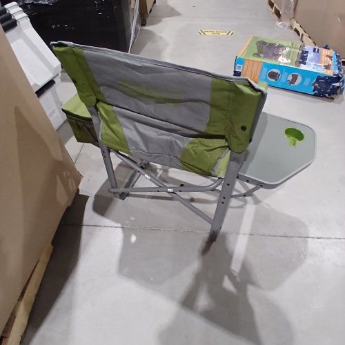 COLEMAN DIRECTORS XL CAMP CHAIR WITH SIDE TABLE AND COOLER - 21" X 21" - 350LBS CAP - GREEN (MODEL: 2000023890) image 4