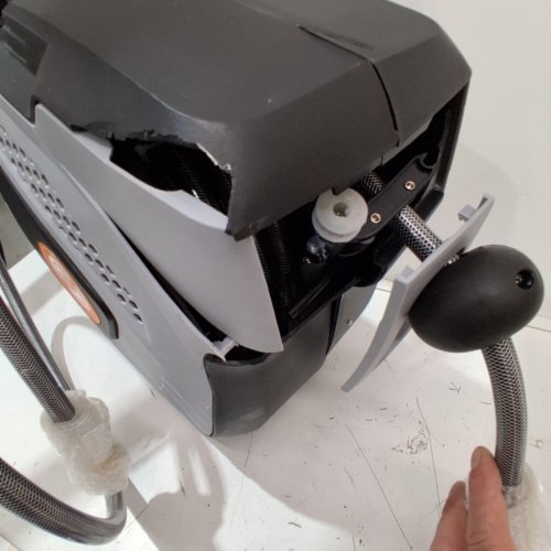 SUNPOW RETRACTABLE GARDEN HOSE REEL - 1/2" - 121FT - GREY/SILVER (MODEL: ZYW03-S35) image 6