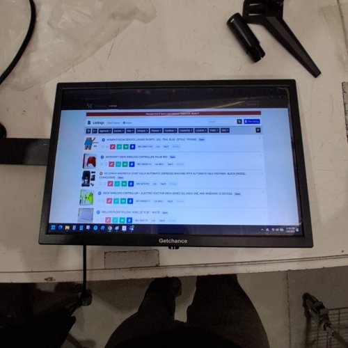 GETCHANCE LED MONITOR - 19" - 75HZ - 24W - 12V - BLACK (MODEL: GT19ED) image 2