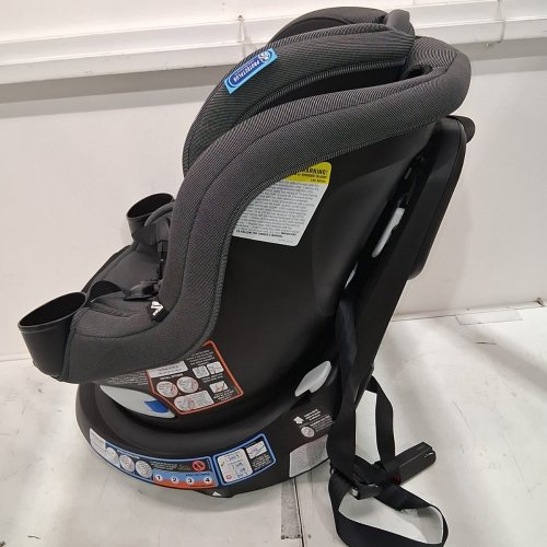 GRACO EASY TURN 360 CONVERTIBLE SWIVEL CAR SEAT, REAR- AND FORWARD-FACING - 66LBS MAX LOAD - BLACK (MODEL: 2227897) image 5