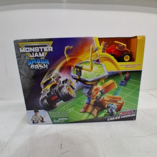 MONSTER JAM SMASH & BASH CRASH COURSE MONSTER TRUCK PLAYSET image 3