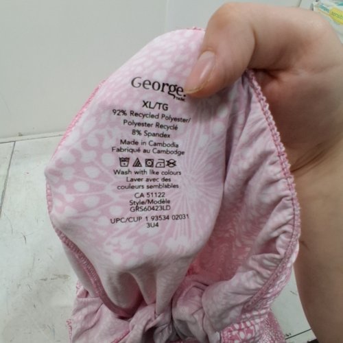 WOMEN'S GEORGE WIDE LEG PAJAMA PANTS - EXTRA LARGE - PINK BUTTERFLY (STYLE: GRS60423LD) image 3
