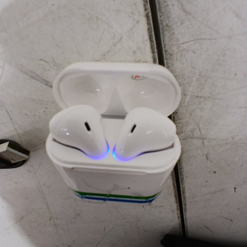 GLRACD BLUETOOTH WIRELESS EARPHONES - WHITE (MODEL: I12) image 2