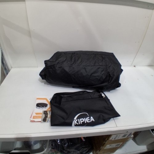 KIPIEA HEAVY F-DUTY ABOVE GROUND POOL COVER WITH STRAPS - 21FT X 21FT X 22" - BLACK image 3