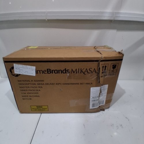 40PC MIKASA BONE CHINA DINNERWARE SET - DELRAY (MODEL: 5225580) image 2