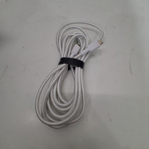 ANKER DURABLE BRAIDED USB-C TO LIGHTNING FAST CHARGING CABLE - 10FT - WHITE (MODEL: A81B7H21) image 2