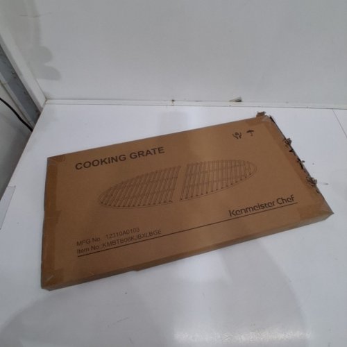 2PC KENMEISTER STAINLESS STEEL HALF-MOON CHEF COOKING GRATE - 24" - SILVER (MODEL: 12310A0103) image 2