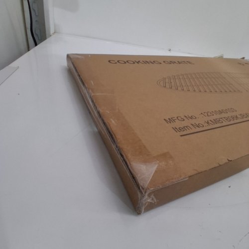 2PC KENMEISTER STAINLESS STEEL HALF-MOON CHEF COOKING GRATE - 24" - SILVER (MODEL: 12310A0103) image 3