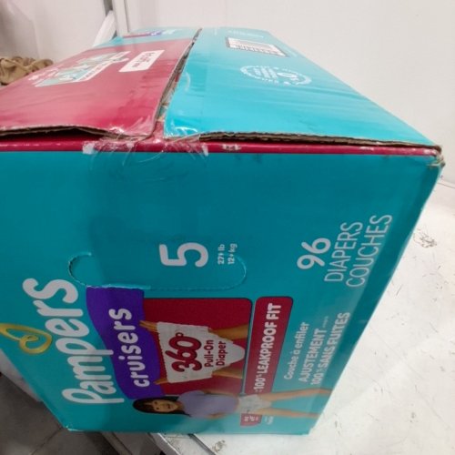 96PK PAMPERS PULL ON CRUSIERS 360˚ FIT DISPOSABLE BABY DIAPERS 27+LB - SIZE 5 image 3