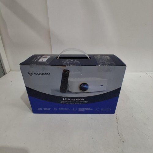 VANKYO LEISURE PORTABLE PROJECTOR WITH WIRELESS CONNECTIVITY - 140lm 720P - WHITE (MODEL: WPY014) image 5