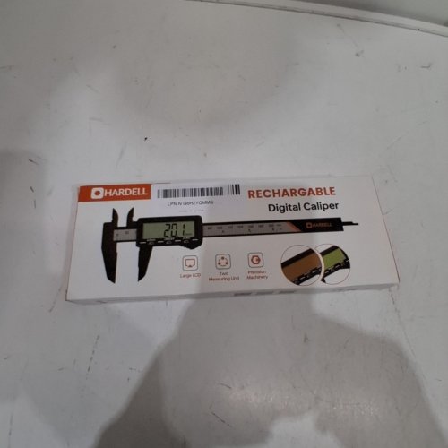 HARDELL DIGITAL CALIPER - STAINLESS STEEL MEASURING TOOL WITH LARGE LCD SCREEN, ELECTRONIC MICROMETER, INCH/MILLIMETER CONVERSION, AUTO-OFF FEATURE (INCLUDES RULER & 2 BATTERIES) - 6" image 4