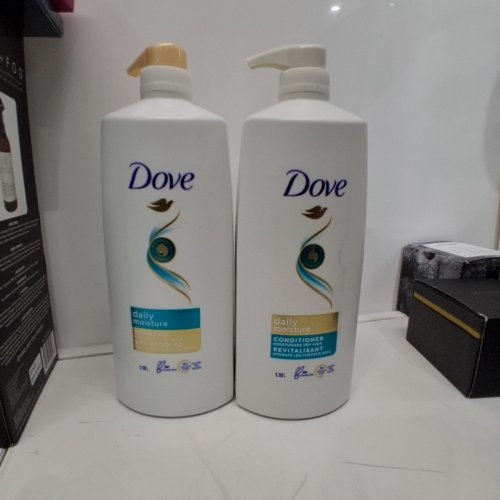 2PC DOVE DAILY MOISTURE SHAMPOO & CONDITIONER SET - 1.18L/EACH image 2