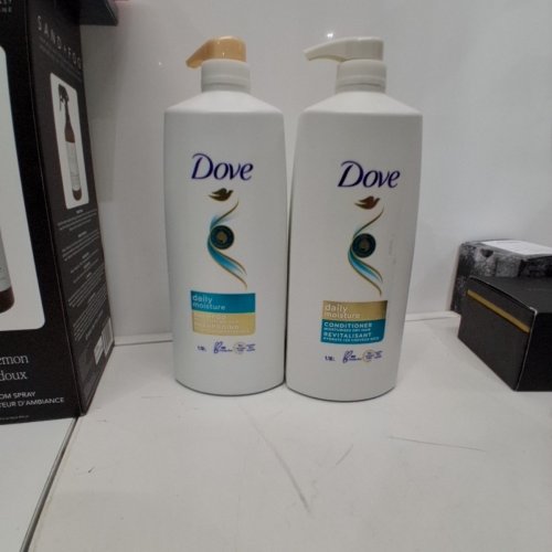 2PC DOVE DAILY MOISTURE SHAMPOO & CONDITIONER SET - 1.18L/EACH image 5