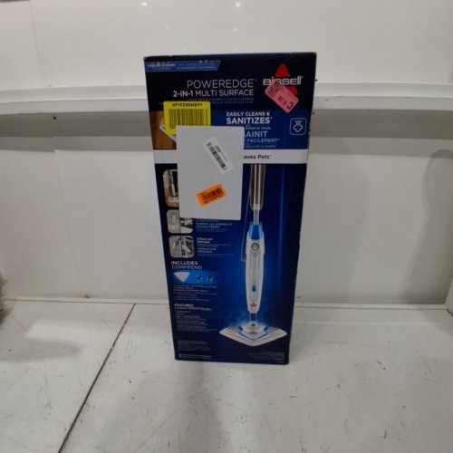 BISSELL POWEREDGE 2-IN-1 MULTI-SURFACE STEAM MOP & HANDHELD CLEANER - WHITE/BLUE (MODEL: 2078C) image 5