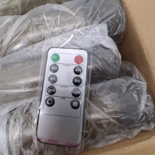 24PK FLAMELESS LED CANDLES WITH REMOTES - GREY image 3