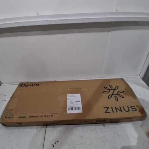 ZINUS DAWN BED FRAME MATTRESS FOUNDATION EASY ASSEMBLY - TWIN(38" X 75" X 14") - BLACK (MODEL: OLB-ASB-T) image 6