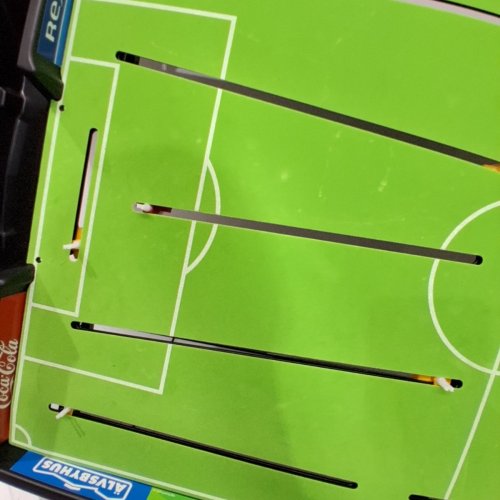 STIGA WORLD CHAMPS FOOTBALL TABLE GAME - BLACK/GREEN (MODEL:71-1383-21) image 4