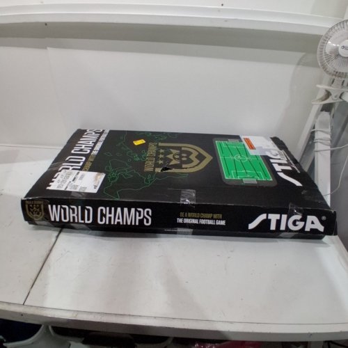 STIGA WORLD CHAMPS FOOTBALL TABLE GAME - BLACK/GREEN (MODEL:71-1383-21) image 5