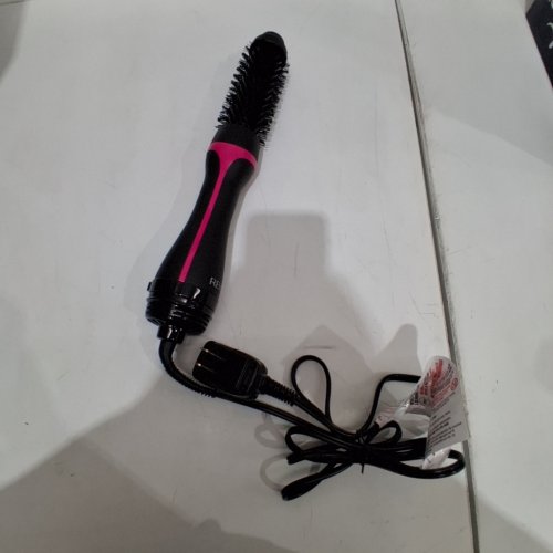 REVLON ONE-STEP ROOT-BOOSTER ROUND DRYER & STYLER BRUSH - 1.5" - BLACK/PINK (MODEL: RVDR5292F) image 2