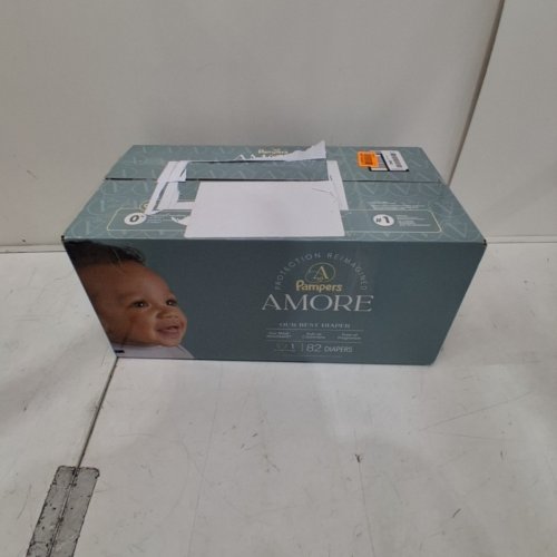82PK PAMPERS AMORE MOST ABSORBENT AND BEST DIAPER - SIZE 1 - WHITE image 2