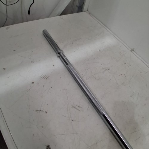 STEEL STRAIGHT EXERCISE BARBELL - 47" image 4