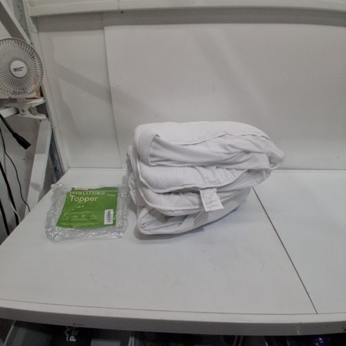 NIAGARA BAMBOO MATTRESS TOPPER - TWIN - WHITE image 3