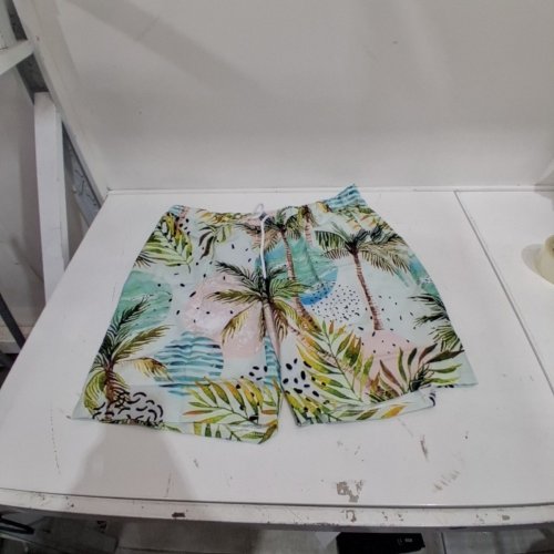 TROPICAL PRINT SHORTS - 3XL - MULTICOLOR image 2